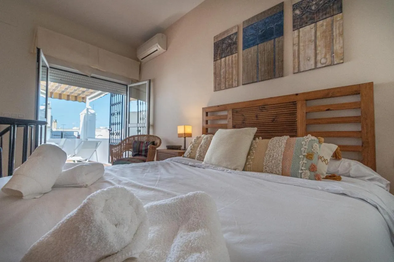Apartamento Terraza Estampa De Cádiz